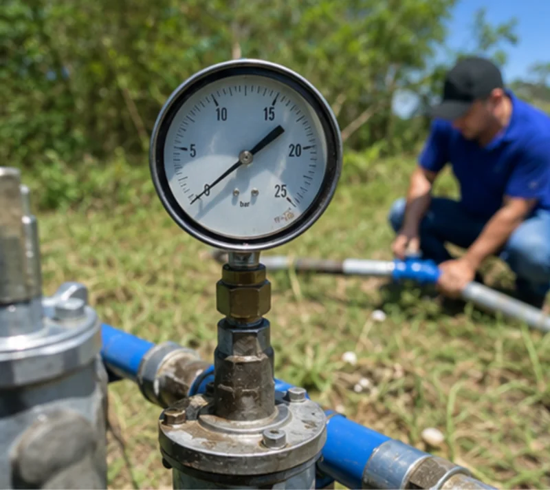 teste de bombeamento de poço tubular